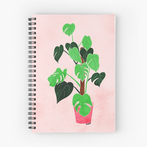 Item preview, Monstera House Plant Digital Illustration in Pink designed and sold by NAYANA S KUMAR.