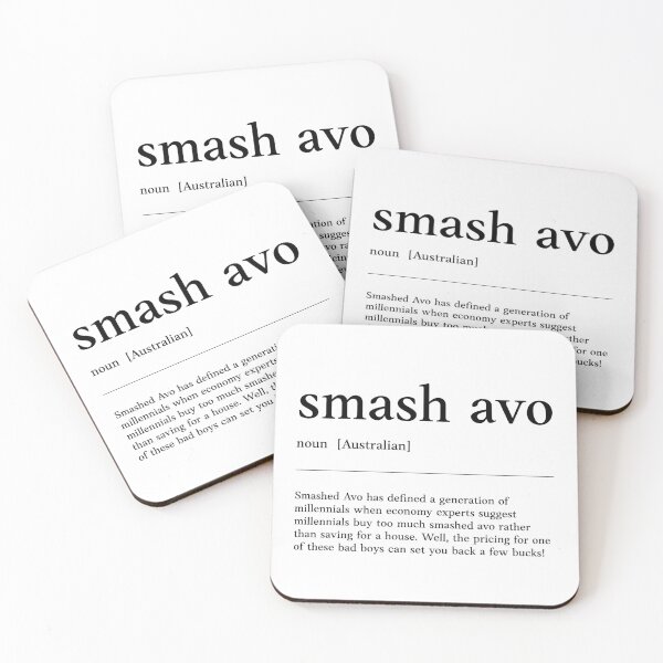Item preview, Smash Avo  |  Funny Australian slang, phrase and humor definition designed and sold by Magic Mango.