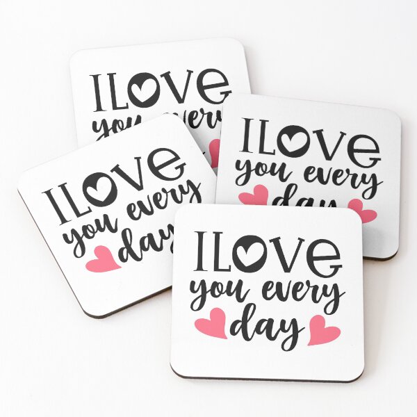 Item preview, i love you every day-valentines day 2022 designed and sold by Hartics.