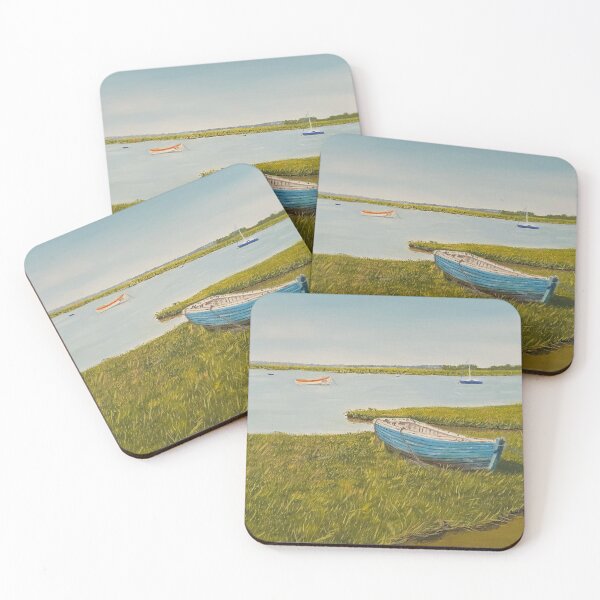 Item preview, Boats at Aldeburgh Suffolk designed and sold by simonhiscoxart.