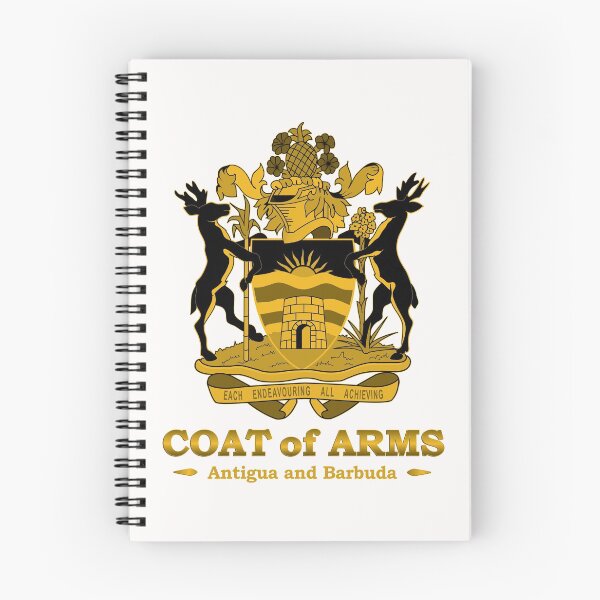 Item preview, Antigua and Barbuda Coat of Arms Gold designed and sold by IdentiTee Studios.