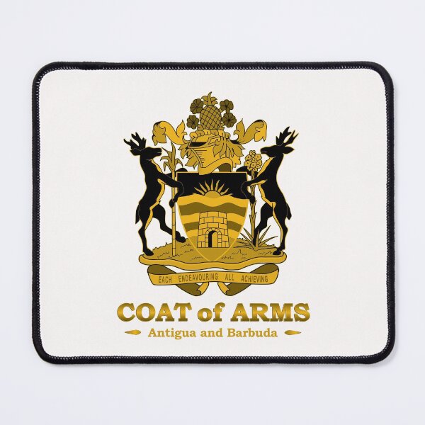Item preview, Antigua and Barbuda Coat of Arms Gold designed and sold by IdentiTee Studios.