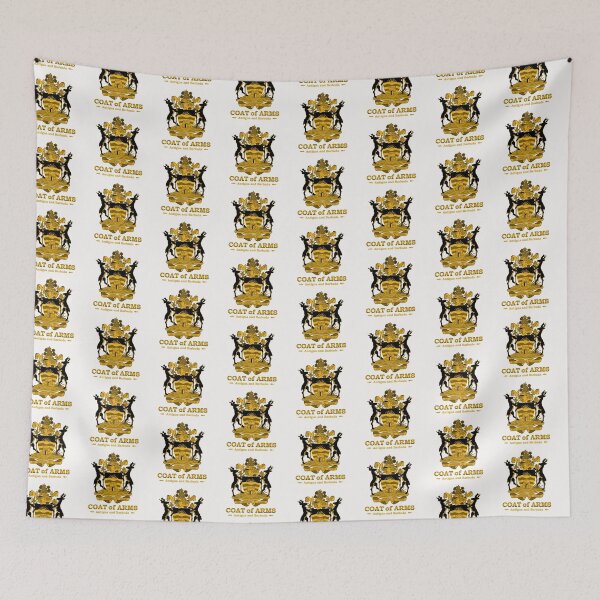 Item preview, Antigua and Barbuda Coat of Arms Gold designed and sold by IdentiTee Studios.