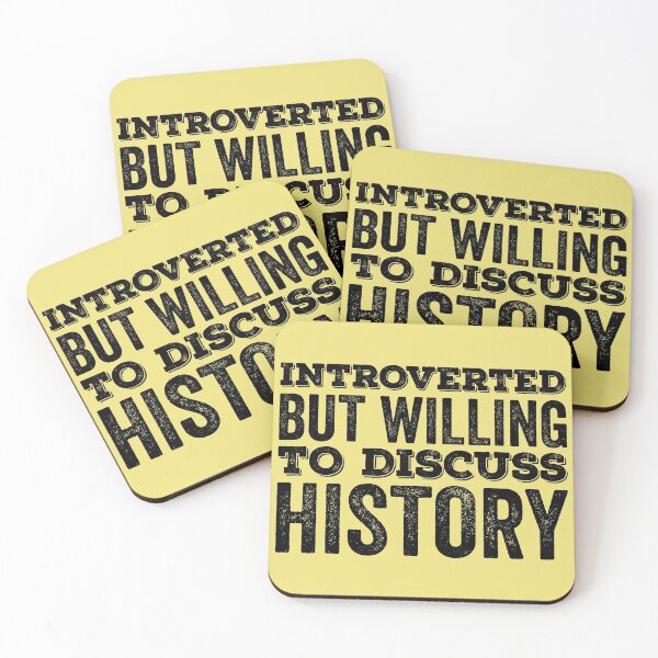 Item preview, Introverted But Willing To Discuss History designed and sold by kamrankhan.