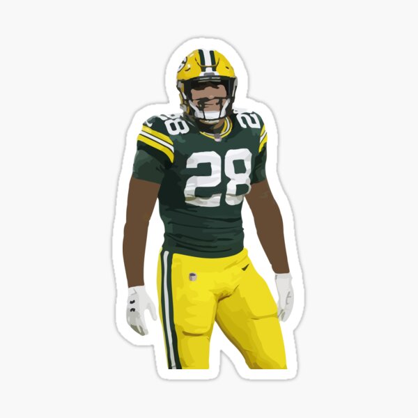 Green Bay Packers AJ Dillon Jersey Sticker 