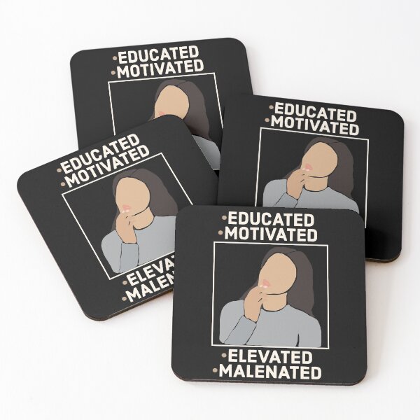 Item preview, Educated Motivated Elevated Malenated - Motivational  designed and sold by Psych-odyssey.