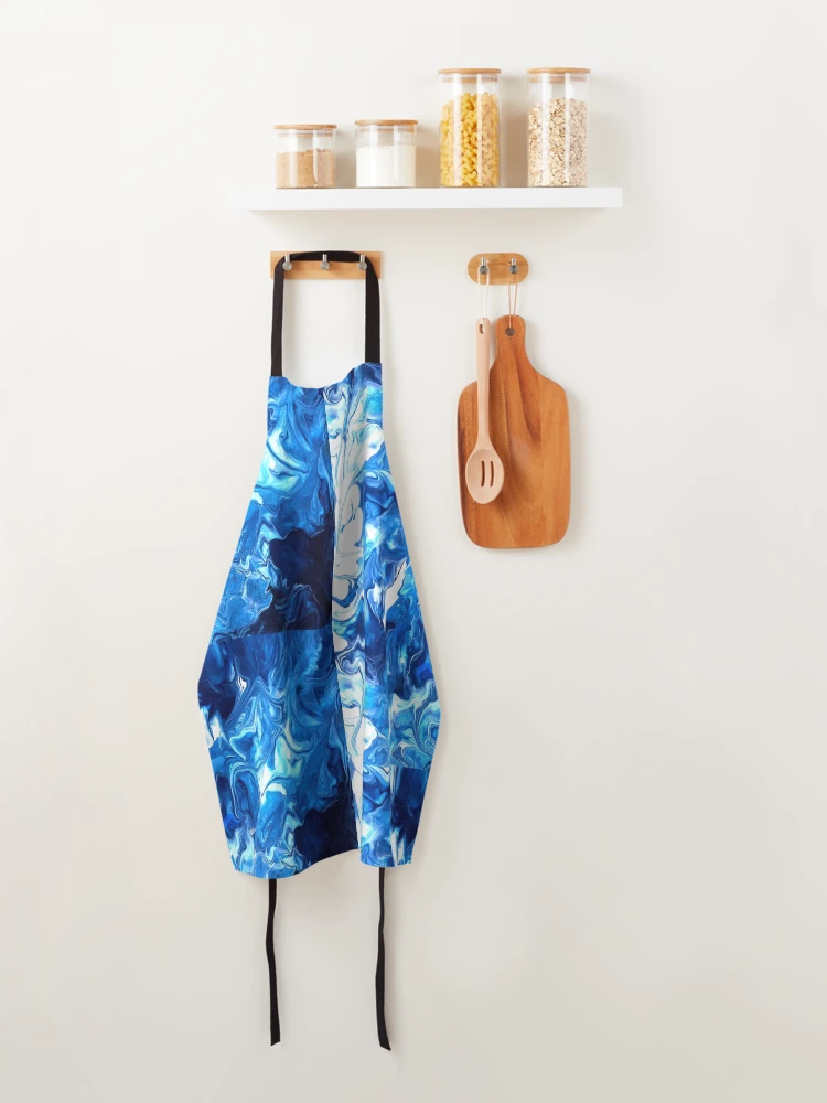 Thumbnail 4 of 6, Apron, Ocean designed and sold by InfinitePathArt.