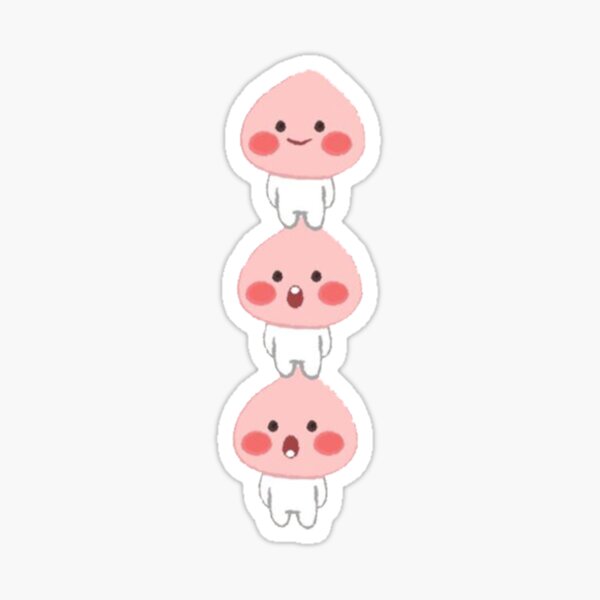 Cute Apeach Triplets Sticker For Sale By Ryaniqbaly Redbubble 8903