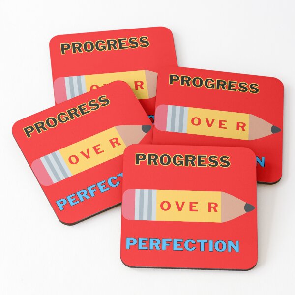 Item preview, motivational progress over perfection back to school teacher designed and sold by nakavt.