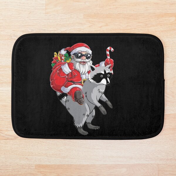Item preview, Christmas Shanta riding with Raccoon new designed and sold by Unique-Tees.