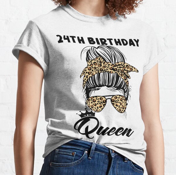 24 and Fabulous PNG 24th Birthday 24th Birthday Shirt Png 