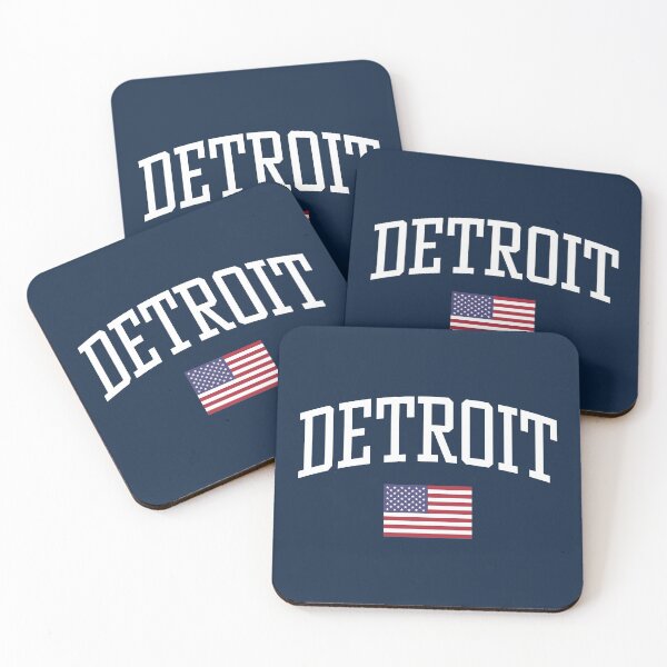 Item preview, Detroit Michigan USA Flag designed and sold by toutwearapparel.