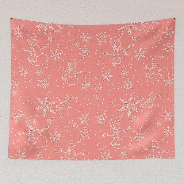 Item preview, Snowmen and Snowflakes Christmas Pattern designed and sold by PeppermintCreek.