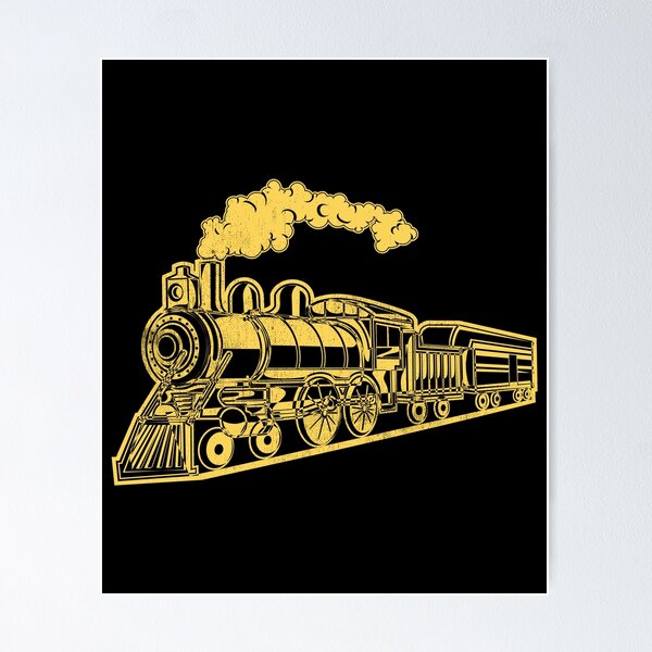 1836 Campbell 4-4-0 Steam American Locomotive Train