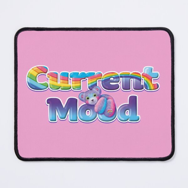 Artikelvorschau, current mood statement print with rainbow and teddy bear entworfen und verkauft von TrueType.