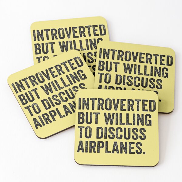 Item preview, Introverted But Willing To Discuss Airplanes designed and sold by kamrankhan.