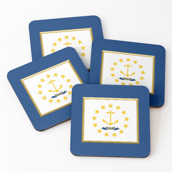 Item preview, RHODE ISLAND Flag Gifts, Masks, Stickers & Products (GF) designed and sold by mpodger.