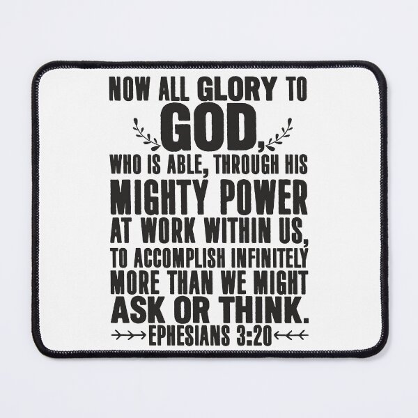 Item preview, Ephesians 3:20 designed and sold by plushism.