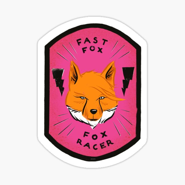 Fast Fox - Fox Racer Sticker