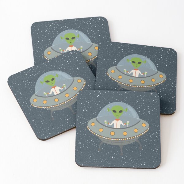 Item preview, flying saucer, ship, martian, alien, alien, alien, universe, stars, flying saucer, ship, martian, alien, alien, alien, universe, stars designed and sold by Jhonnyyy.