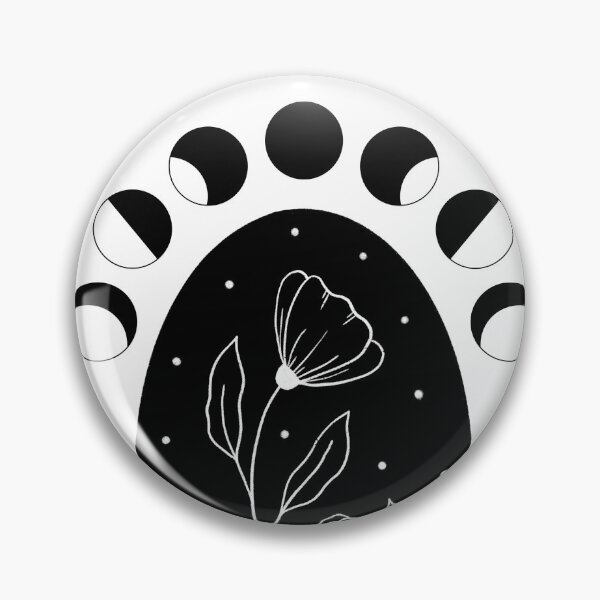 Item preview, moon phases flowers  designed and sold by haroulita.