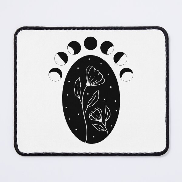 Item preview, moon phases flowers  designed and sold by haroulita.