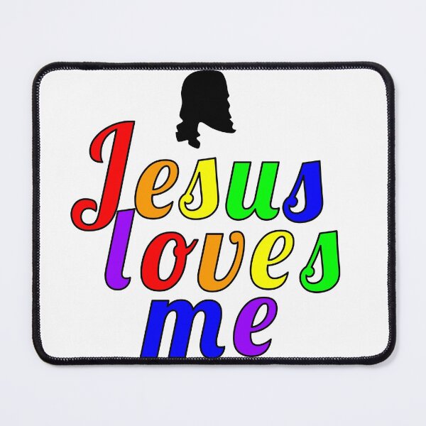 Item preview, jesus loves me design designed and sold by mrstickmin.