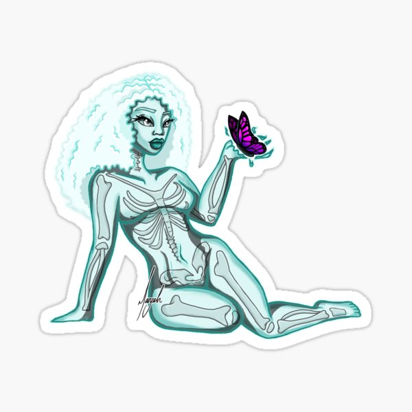 Ghost Girl (Version 2) Sticker