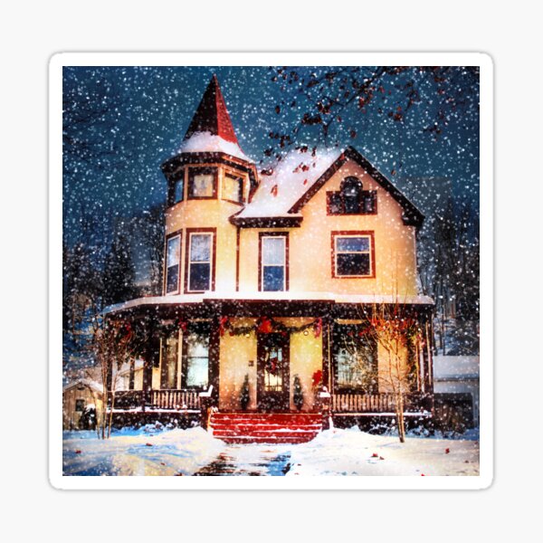 White Christmas Sticker