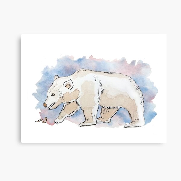 Water Color State, with flowers Kitchen Towel — Polar Bear Gifts