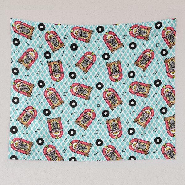 Item preview, Jukebox Boogie on Blue designed and sold by The Wellington Boot.