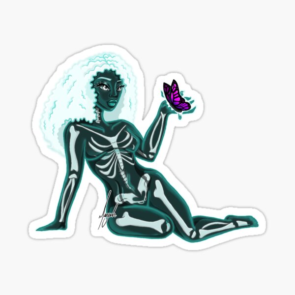Ghost Girl (Version 1) Sticker