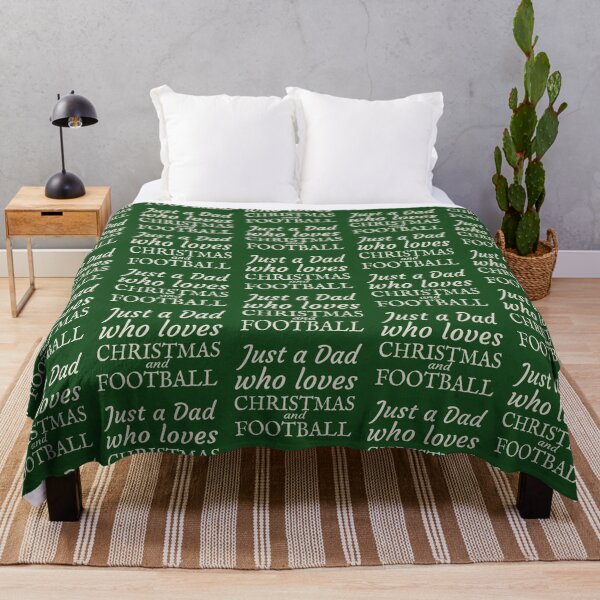 Item preview, Just A Dad Who Loves Christmas And Football Xmas Slogan designed and sold by TrulyEpoque.