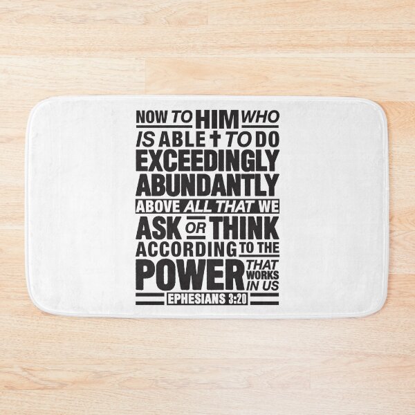 Item preview, Ephesians 3:20 Abundantly designed and sold by plushism.
