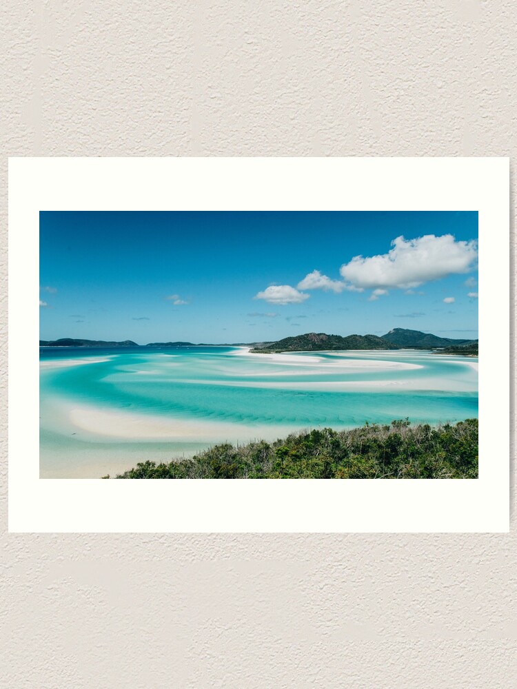 white haven beach, Great barrier Reef, whitsundays, australia, queensland  photography Art Print for Sale by Magic Mango
