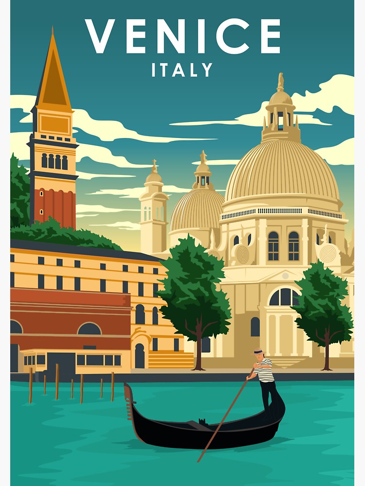 Milan Italy travel poster by Rexx DeMarzio on Dribbble