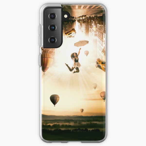 falling from city Coque souple Samsung Galaxy