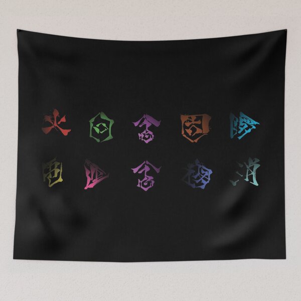 Item preview, Scarlet Nexus team symbols designed and sold by badgerinafez.