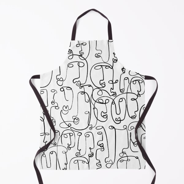 Item preview, Abstract Faces Line Art designed and sold by Tinteria.