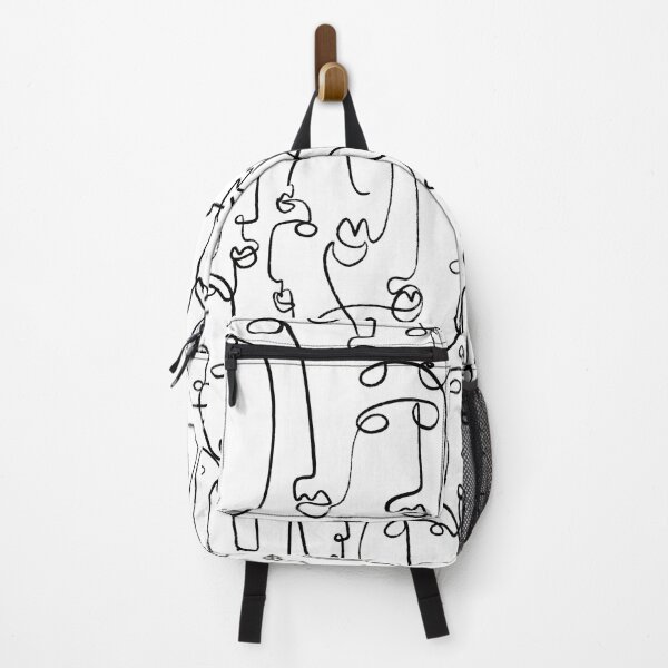 Item preview, Abstract Faces Line Art designed and sold by Tinteria.