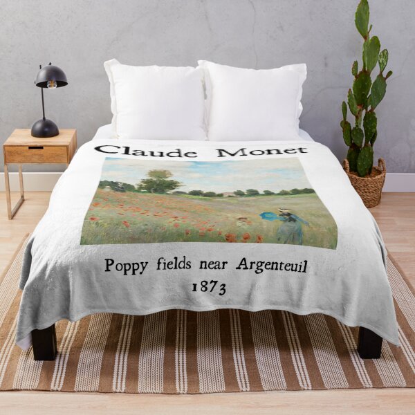 Item preview, Popp fields near Argenteuil by Claude Monet designed and sold by MihneaL.