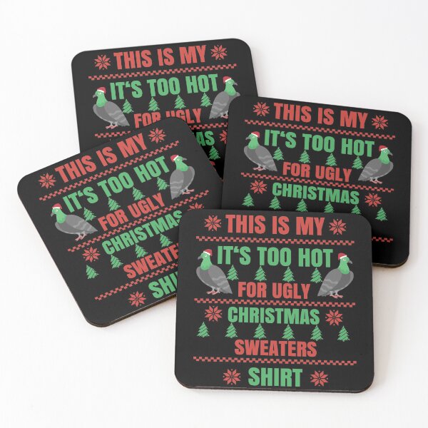 Item preview, This Is My It's Too Hot For Ugly Christmas Sweater designed and sold by Club7Studios.