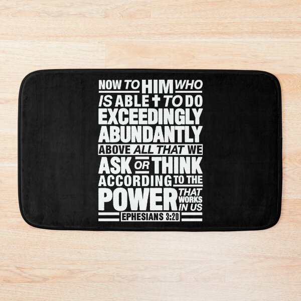 Item preview, Ephesians 3:20 Abundantly designed and sold by plushism.