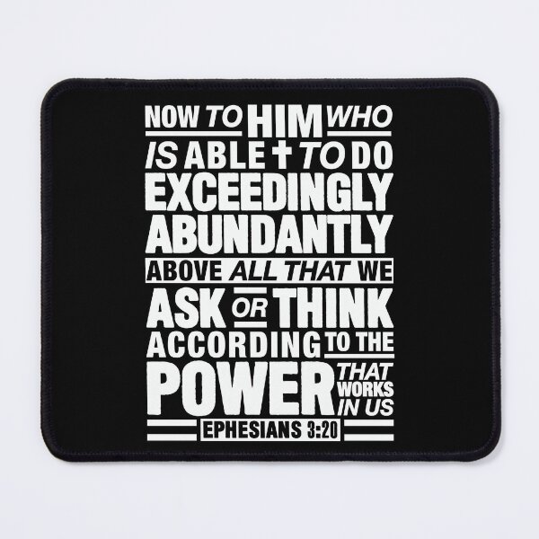 Item preview, Ephesians 3:20 Abundantly designed and sold by plushism.