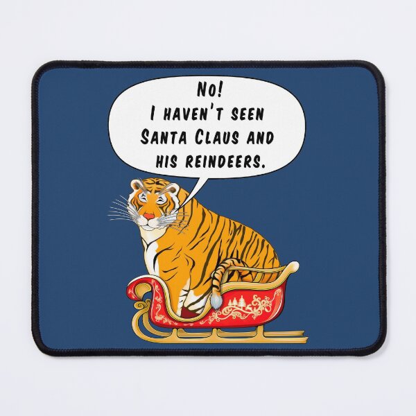 Item preview, Meme fat tiger Christmas comics / Year of the Tiger /New Year 2022/ Tiger 2022 designed and sold by saf-saf.
