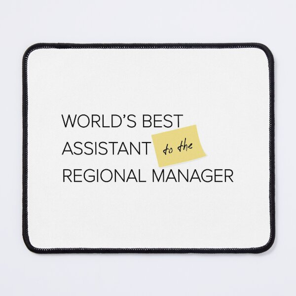 Item preview, World's Best Assistant to the Regional Manager designed and sold by Checkerbird.