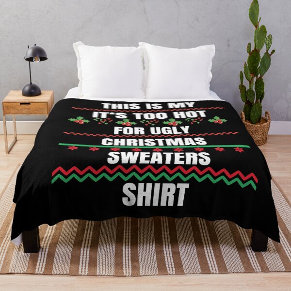 Item preview, This Is My It's Too Hot For Ugly Christmas Sweater designed and sold by Club7Studios.
