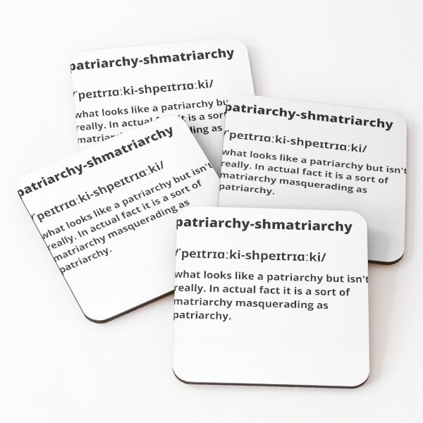 Item preview, Patriarchy-shmatriarchy Definition designed and sold by just-doing-it.