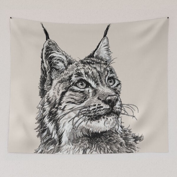 Item preview, Lynx head designed and sold by SakalDesign.