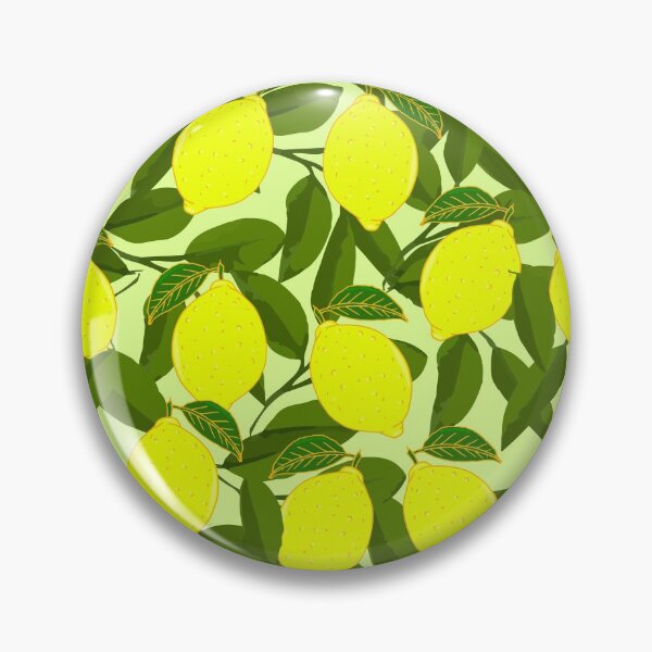 Item preview, Summer Lemons Mediterranean Fruit Pattern designed and sold by HotHibiscus.